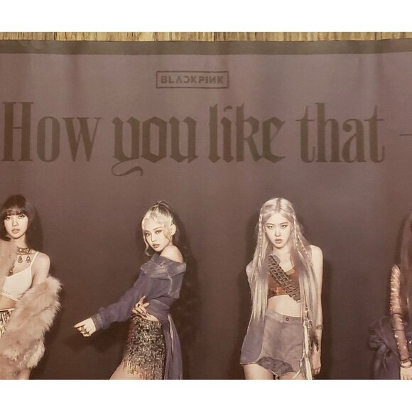 Blackpink KPop How You Like That Official 2 Sided Poster 21"x29" - Picture 3 of 5